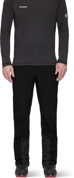 Rückansicht von Mammut Aenergy Softshellhose Herren black