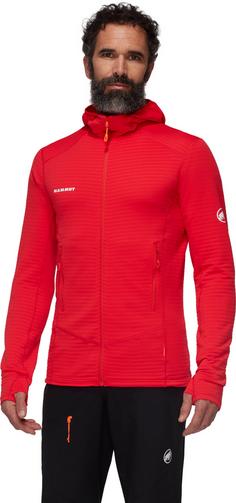 Rückansicht von Mammut Taiss Light Fleecejacke Herren mammut red