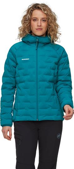 Rückansicht von Mammut Sender Steppjacke Damen deep teal