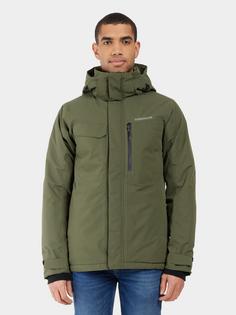 Rückansicht von Didriksons Stefan Funktionsjacke Herren deep green