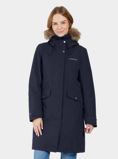 Rückansicht von Didriksons ERIKA 3 Parka Damen dark night blue