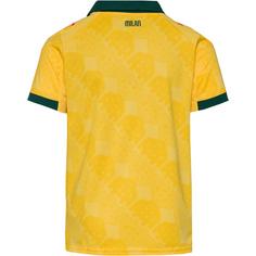 Rückansicht von PUMA AC Mailand 25-26 3rd Fußballtrikot Kinder sunny yellow-dark myrtle