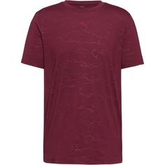 PUMA Cloudspun Emboss Funktionsshirt Herren ruby shimmer