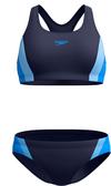 SPEEDO Colourblock Splice Bikini Set Damen - lagoon blue