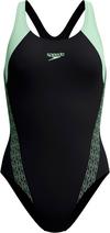 SPEEDO Placement Schwimmanzug Damen - alfalfa green