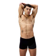Rückansicht von SPEEDO Medley Kastenbadehose Herren black-lead grey