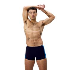 Rückansicht von SPEEDO HyperBoom Kastenbadehose Herren navy-lagoon blue