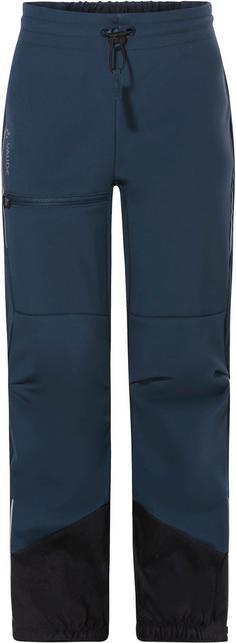 VAUDE Capacida II Softshellhose Kinder dark sea