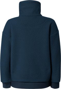 Rückansicht von VAUDE Manukau II Fleecejacke Kinder dark sea