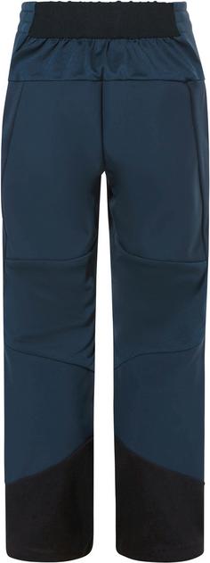 Rückansicht von VAUDE Capacida II Softshellhose Kinder dark sea