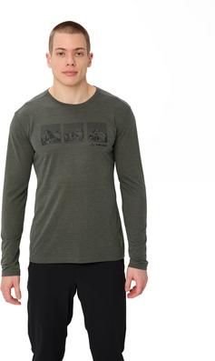 Rückansicht von VAUDE Rosemoor III Funktionsshirt Herren khaki