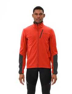 Rückansicht von VAUDE Matera Softshelljacke Herren glowing red