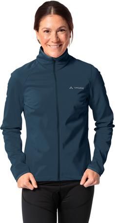 Rückansicht von VAUDE Matera Softshelljacke Damen dark sea