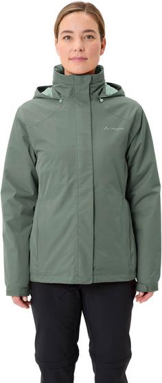 Rückansicht von VAUDE Escape Bike Warm Fahrradjacke Damen agave