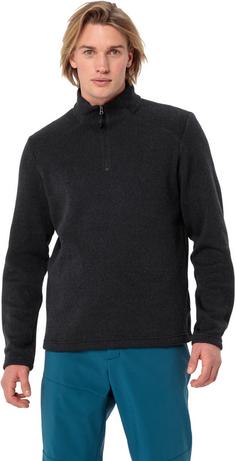 Rückansicht von VAUDE Tesero II Strickpullover Herren black