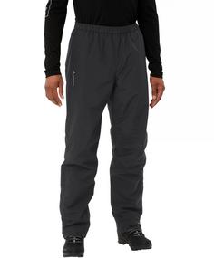 Rückansicht von VAUDE Escape Regenhose Herren black