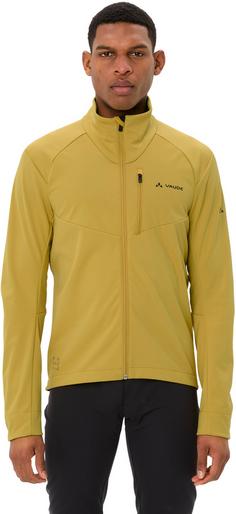 Rückansicht von VAUDE Posta Softshelljacke Herren savanna