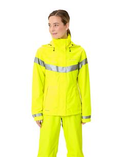Rückansicht von VAUDE Luminum Regenjacke Damen neon yellow