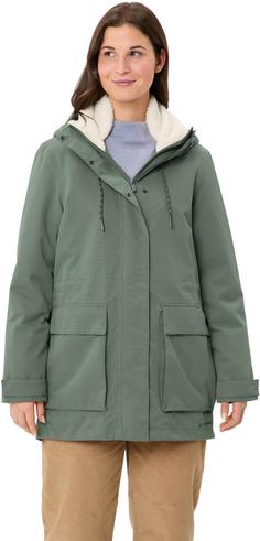 Rückansicht von VAUDE Manukau III Parka Damen agave