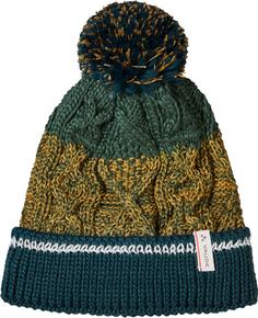 Rückansicht von VAUDE Cornua III Bommelmütze Kinder savanna