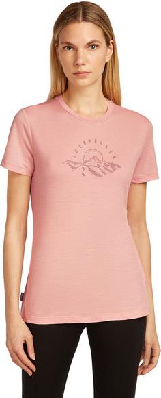 Rückansicht von Icebreaker 150 Tech Lite Funktionsshirt Damen blush