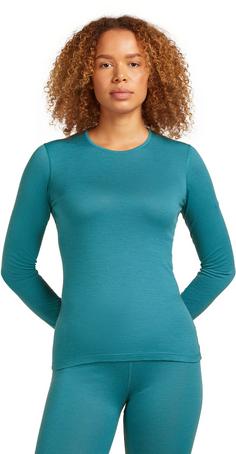 Rückansicht von Icebreaker Merino 200 Oasis Funktionsshirt Damen topaz