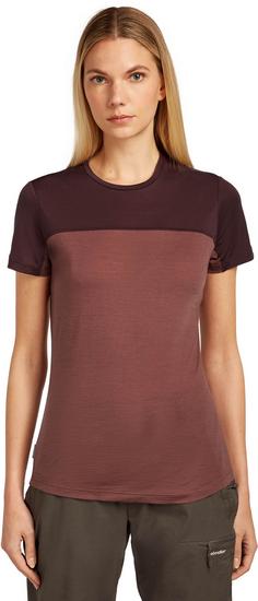 Rückansicht von Icebreaker 125 Cool-Lite Sphere III Funktionsshirt Damen carob-java-cb