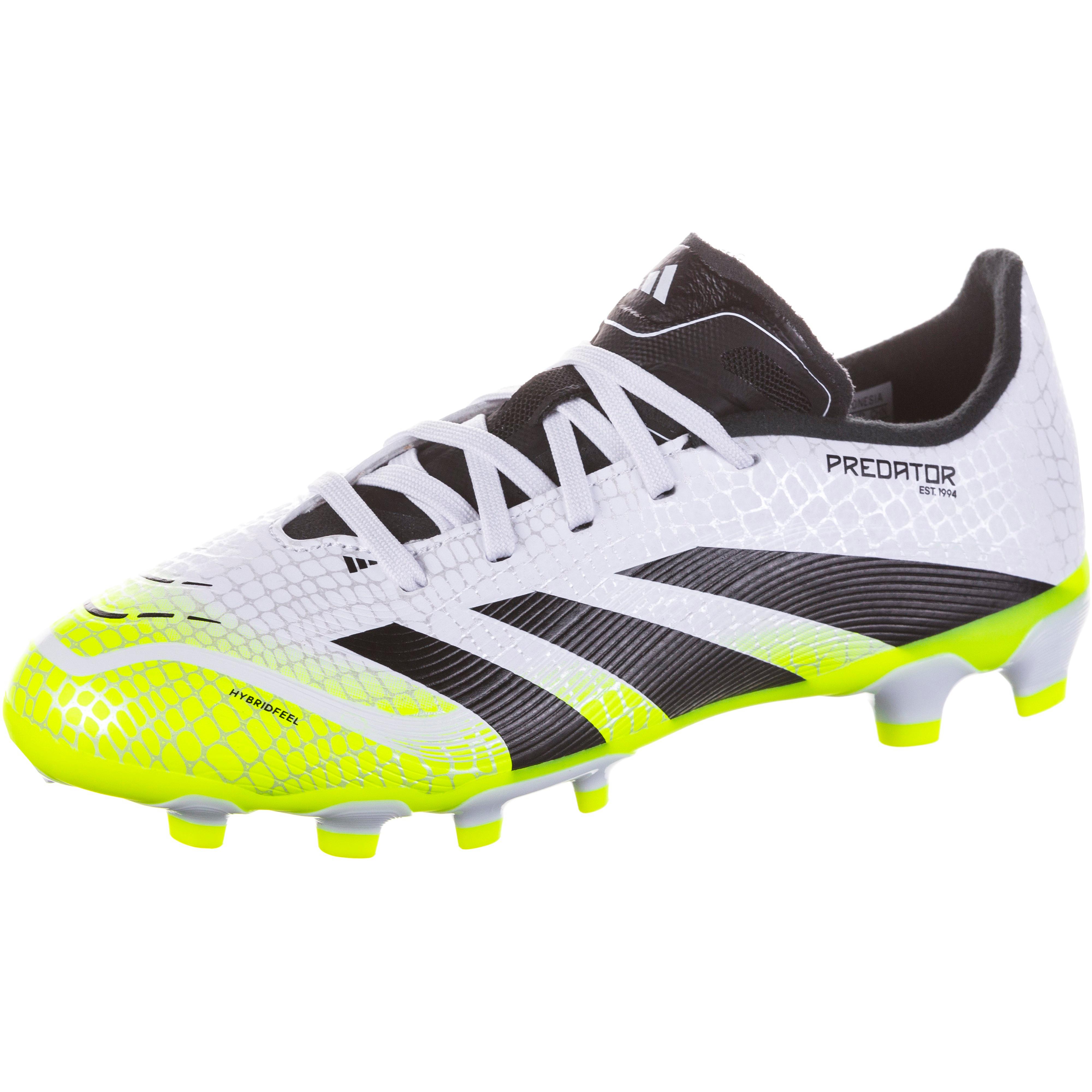 adidas PREDATOR LEAGUE MG J Fu&szlig;ballschuhe Kinder - ftwwht-cblack-luclem