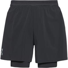On Performance 2in1 Short Funktionsshorts Herren black