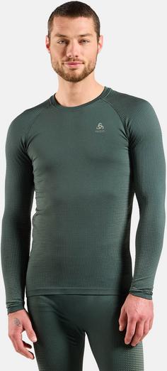 Rückansicht von Odlo PERFORMANCE WARM ECO Funktionsshirt Herren urban chic