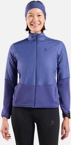 Rückansicht von Odlo ESSENTIAL INSULATOR Laufjacke Damen skipper blue