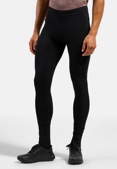 Rückansicht von Odlo ZEROWEIGHT 7/8-Lauftights Herren black black