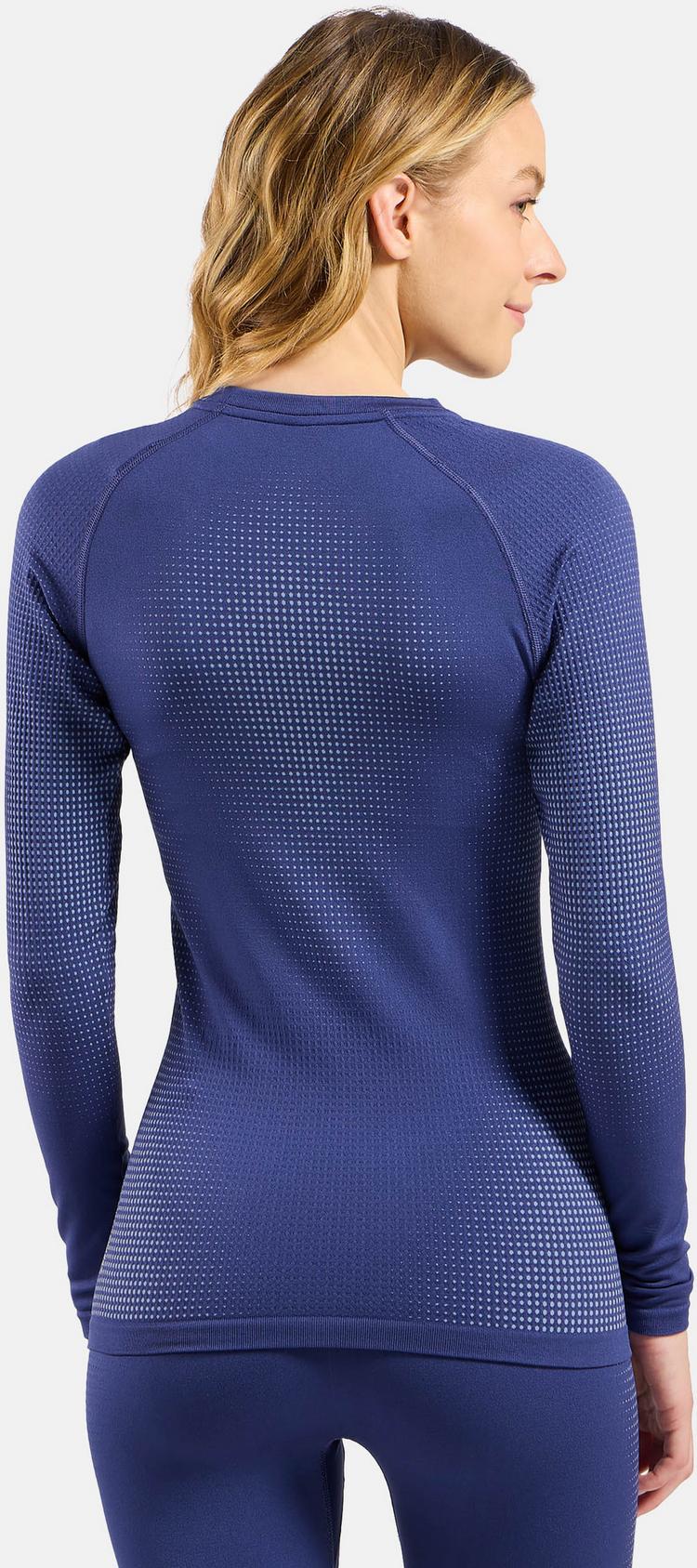 Odlo Odlo PERFORMANCE WARM ECO Funktionsshirt Damen - skipper blue - 1 | SportScheck