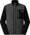 The North Face YUMIORI Fleecejacke Herren - anthracite grey-tnf bla