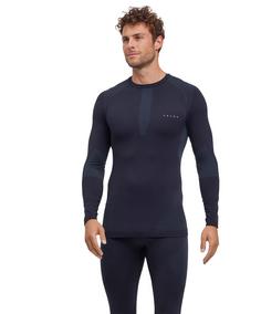 Rückansicht von Falke Warm Funktionsshirt Herren black