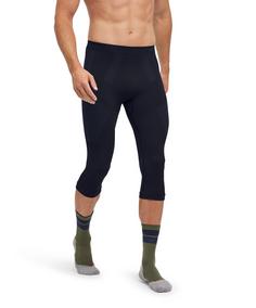 Rückansicht von Falke Warm Thermounterhose Herren black