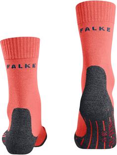 Rückansicht von Falke TK2 Explore Wandersocken Damen coral