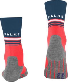 Rückansicht von Falke RU4 Cool Trend Laufsocken Herren neon red