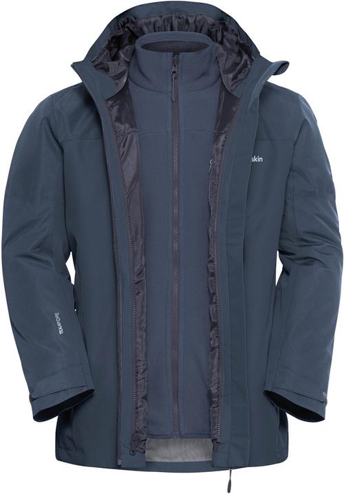 Jack Wolfskin TAUBENBERG 3IN1 Doppeljacke Herren