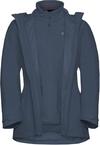 Jack Wolfskin MOONRISE 3IN1 Doppeljacke Damen - midnight sky