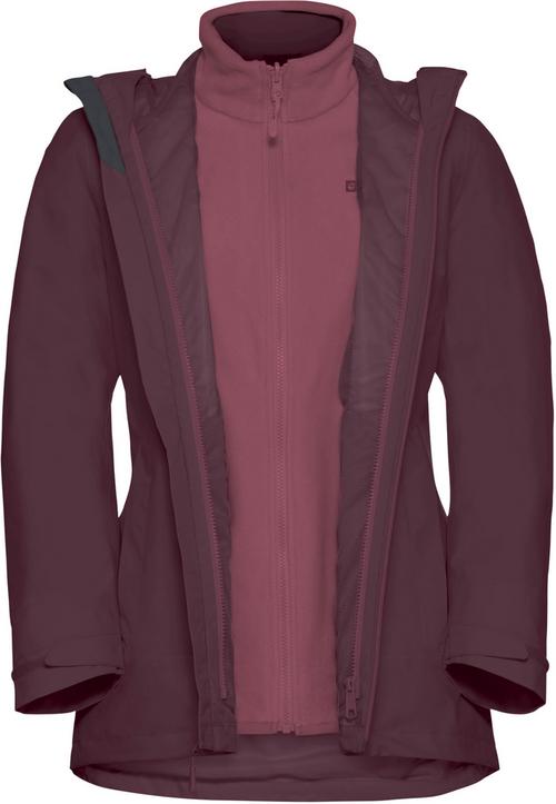 Jack Wolfskin MOONRISE 3IN1 Doppeljacke Damen