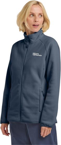 Rückansicht von Jack Wolfskin MOONRISE Fleecejacke Damen midnight sky