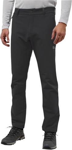 Rückansicht von Jack Wolfskin ACTIVATE THERMIC Thermohose Herren black