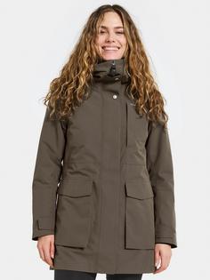 Rückansicht von Didriksons HARRIET Parka Damen mocha brown