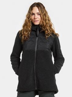 Rückansicht von Didriksons BIBI 2 Fleecejacke Damen black