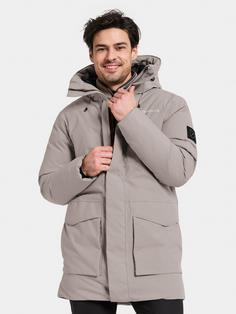 Rückansicht von Didriksons AKILLES 2 Parka Herren ash brown