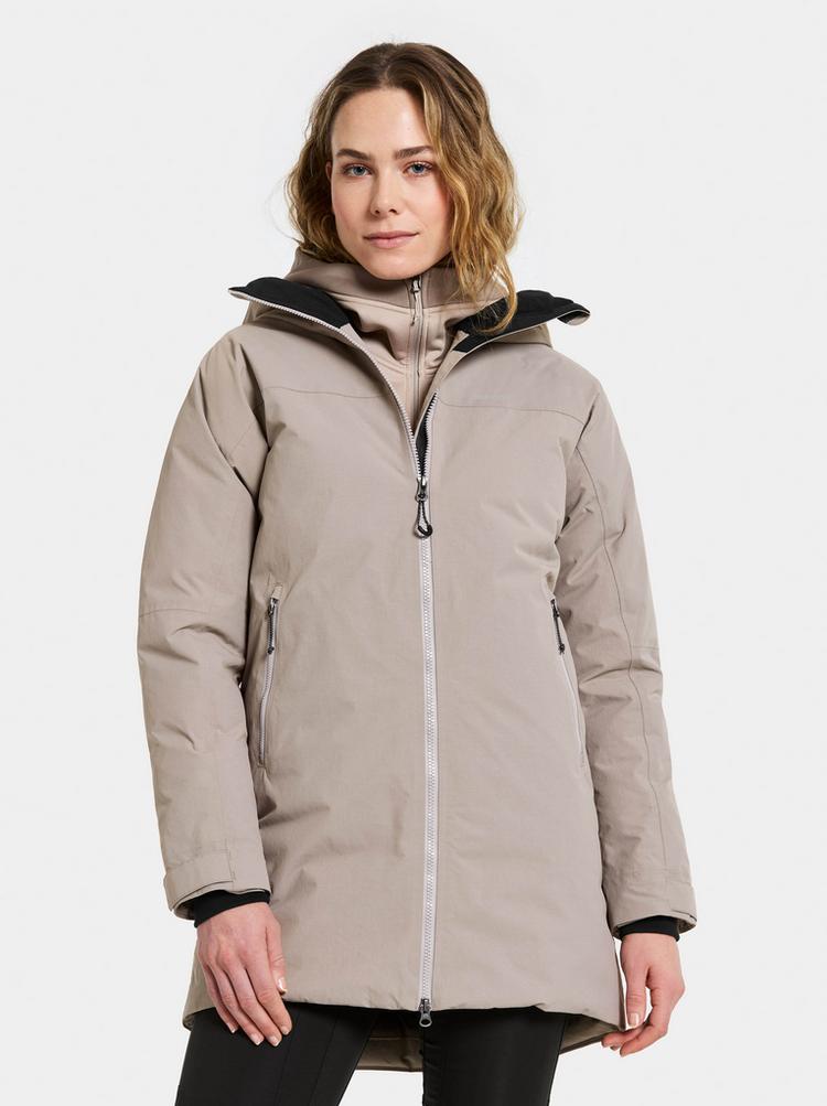 Didriksons Didriksons MARGET Parka Damen - ash brown - 0 | SportScheck