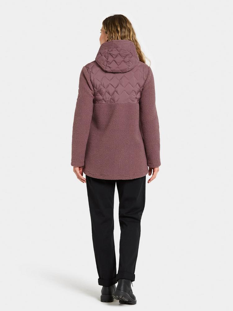 Didriksons Didriksons BIBI 2 Fleecejacke Damen - faded wine - 1 | SportScheck