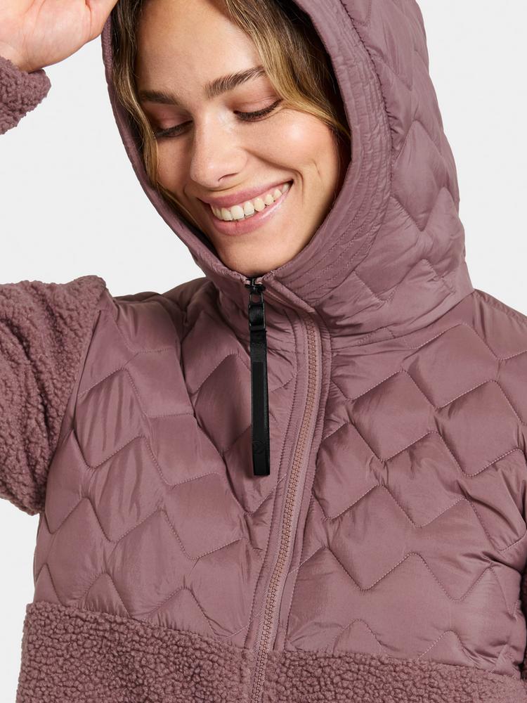 Didriksons Didriksons BIBI 2 Fleecejacke Damen - faded wine - 5 | SportScheck