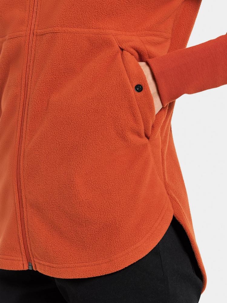 Didriksons Didriksons Ronja Fullzip Fleecejacke Damen - rust - 6 | SportScheck